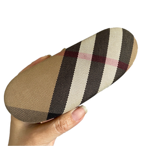 Burberry Nova Check Hard Eyeglasses Sunglasses Glasses Clamshell Hinged Case